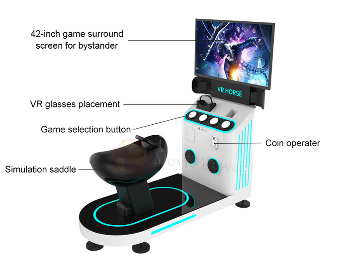 Horse Riding 4d 8d 9d Virtual Reality Simulator Vr Arcade Game Machine