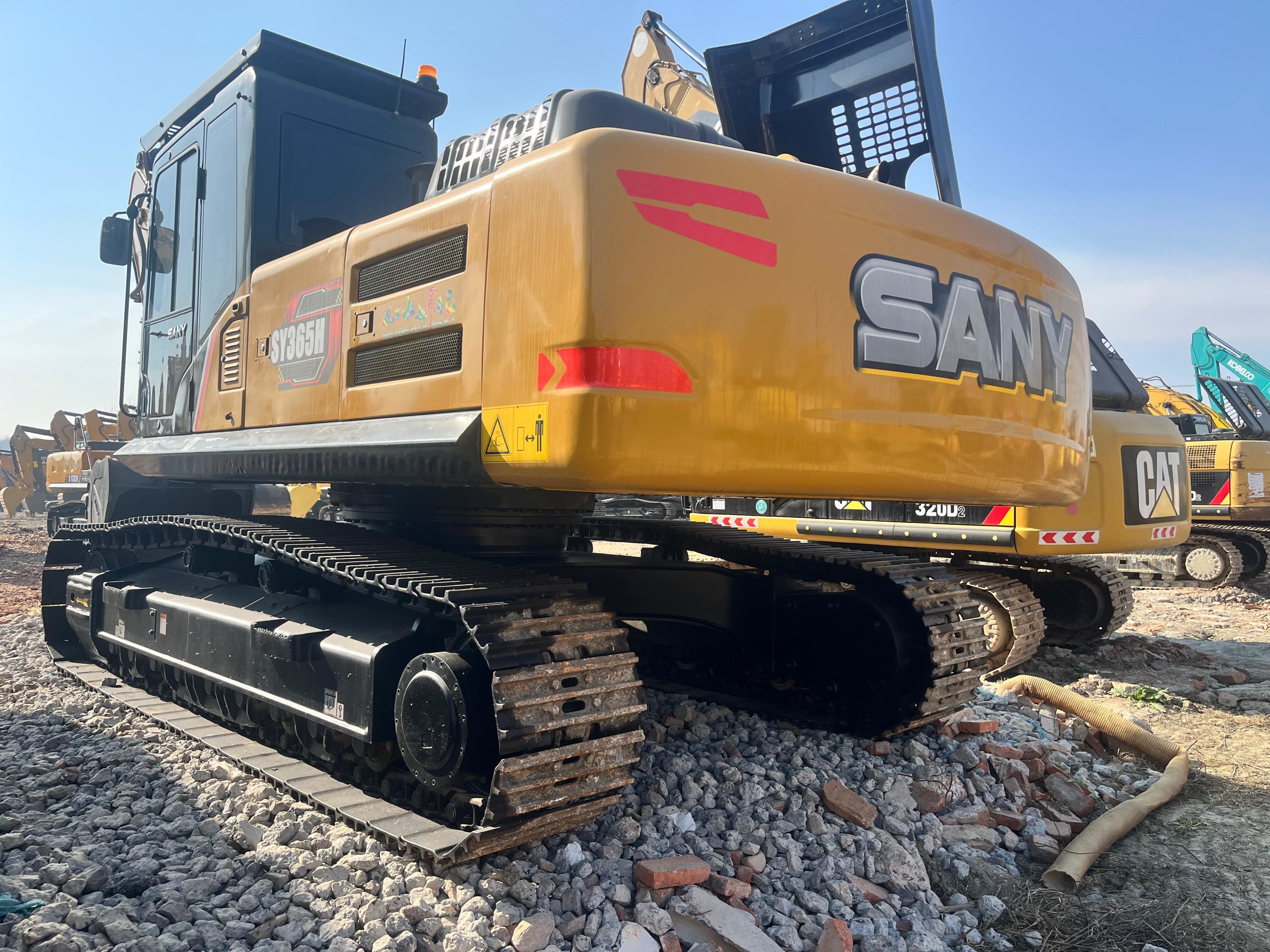 Sany Brand Used 365H Mining Excavator 36 Ton Second Hand Backhoe Digger
