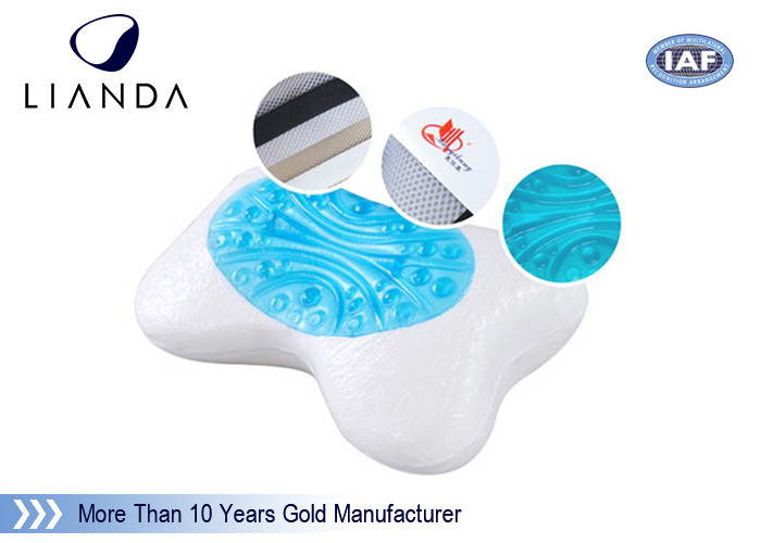Reversible Cool Gel Memory Foam Pillow for Sleeping health care , cool gel contour pillow