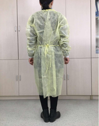 AAMI Level 2 Back Tie Clothing Protective Isolation Gown Breathable Examination
