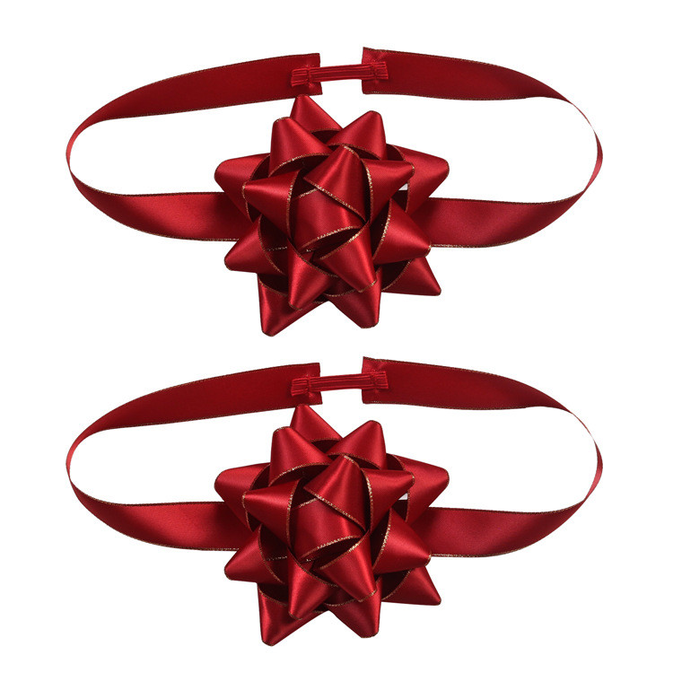 Customized Polyester Satin Ribbon Flowers For Party Decoration