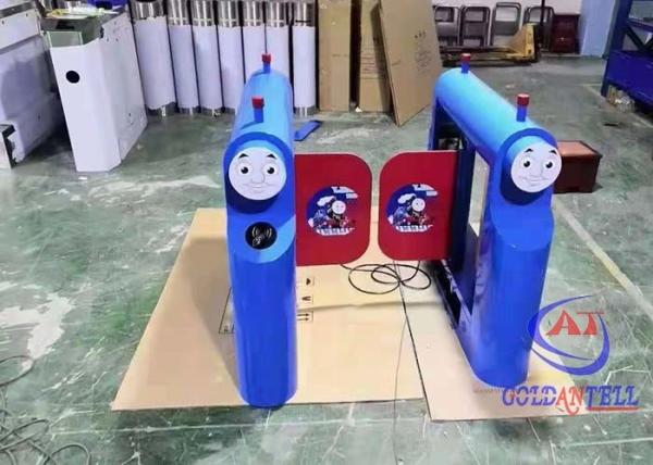 kindergarten Swing Barrier Gate 600 - 900mm Passage width bi direction