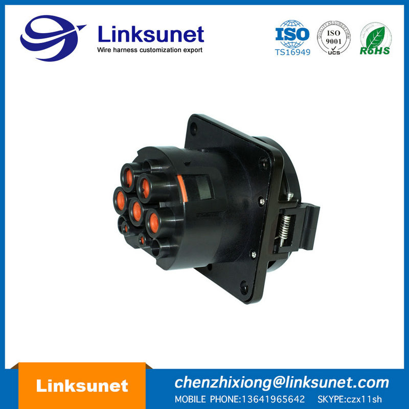 Four Point Crimp Type CTO Circular Connector Cable Assembly High Flex For New Energy Vehicles