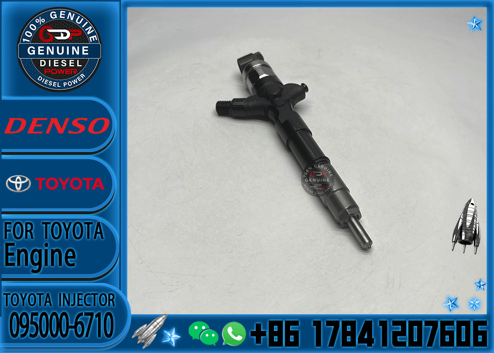 New Common Rail Injector 23670-39265 095000-6710 095000-7010 for 1KD 2KD Diesel Nozzle High Quality