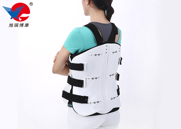 Flannel Adjustable Medical Orthosis , Lumbar Orthosis Back Brace Provide Stable Support
