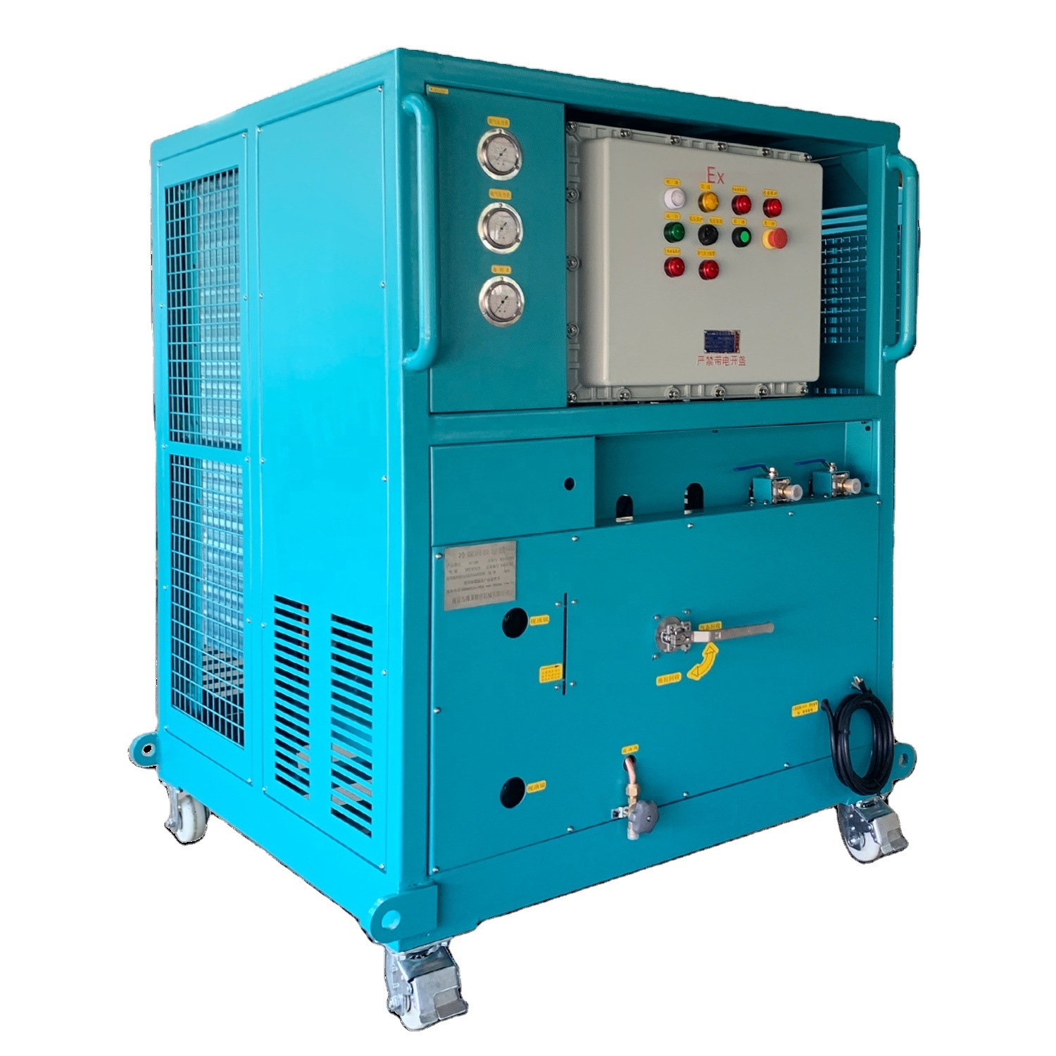 50-60HZ R410A Refrigerant Gas Recovery Unit For Manufacturing Plant With CE Certification