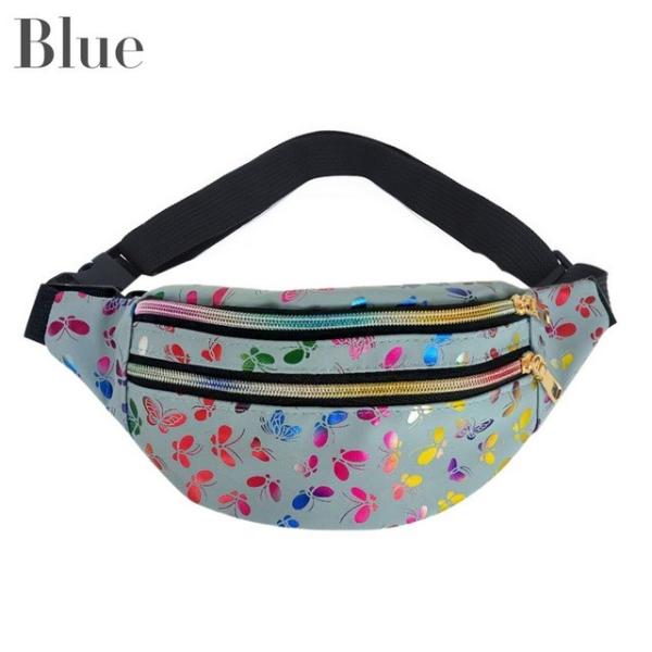 2022 Printed Waist Bag Women Fanny Pack Colorful Travel Kids Cartoon Belt`s Bag