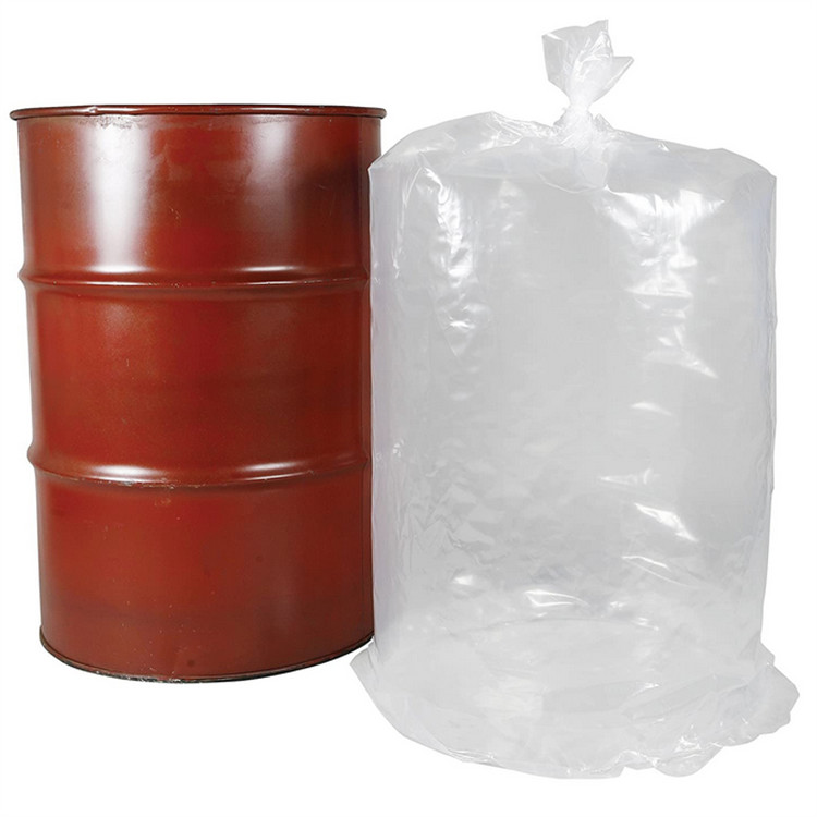 Transparent Plastic 55 Gallon Drum Liner Bags With Round Bottom 208 Liters