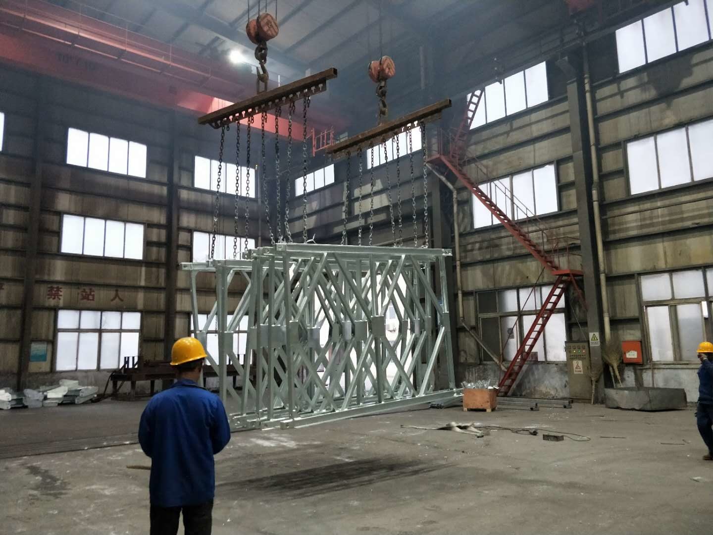 200 Model Temporary Bailey Bridge Parts Anti - Skid Surfacing Q460C Raw Material