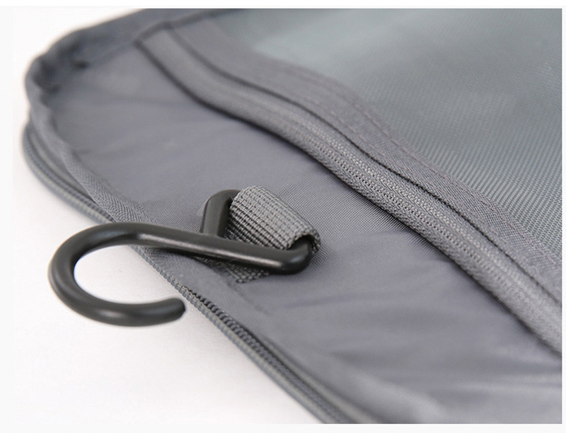 Travel Portable Zipper Polyester Camping Makeup Bag