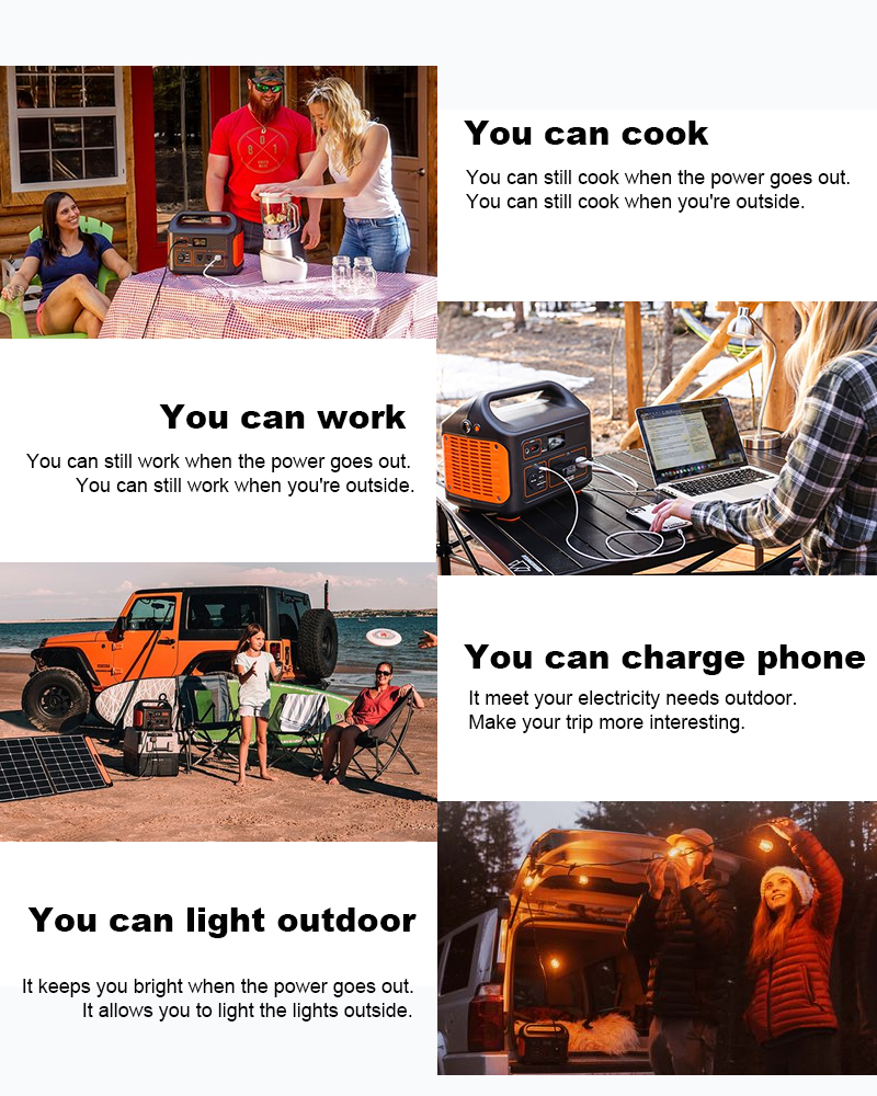 UPS LifePO4 Portable Power Station Battery 1000W For Emergency Back Up