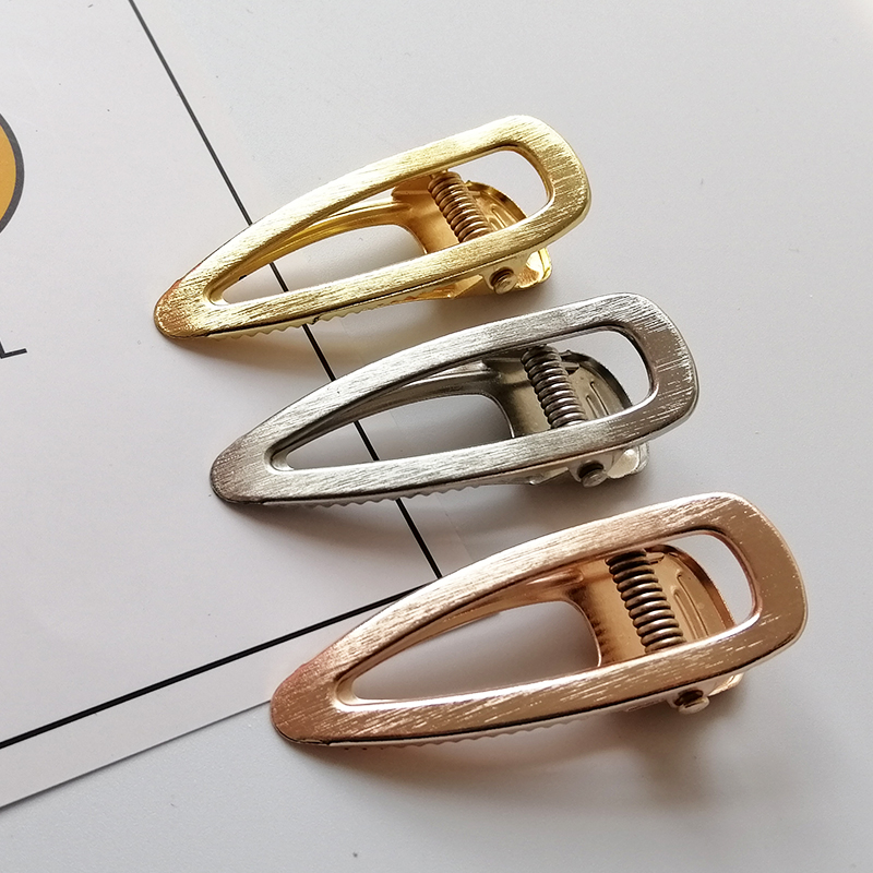 silver gold hair clip wedding accessories pins 6x2cm