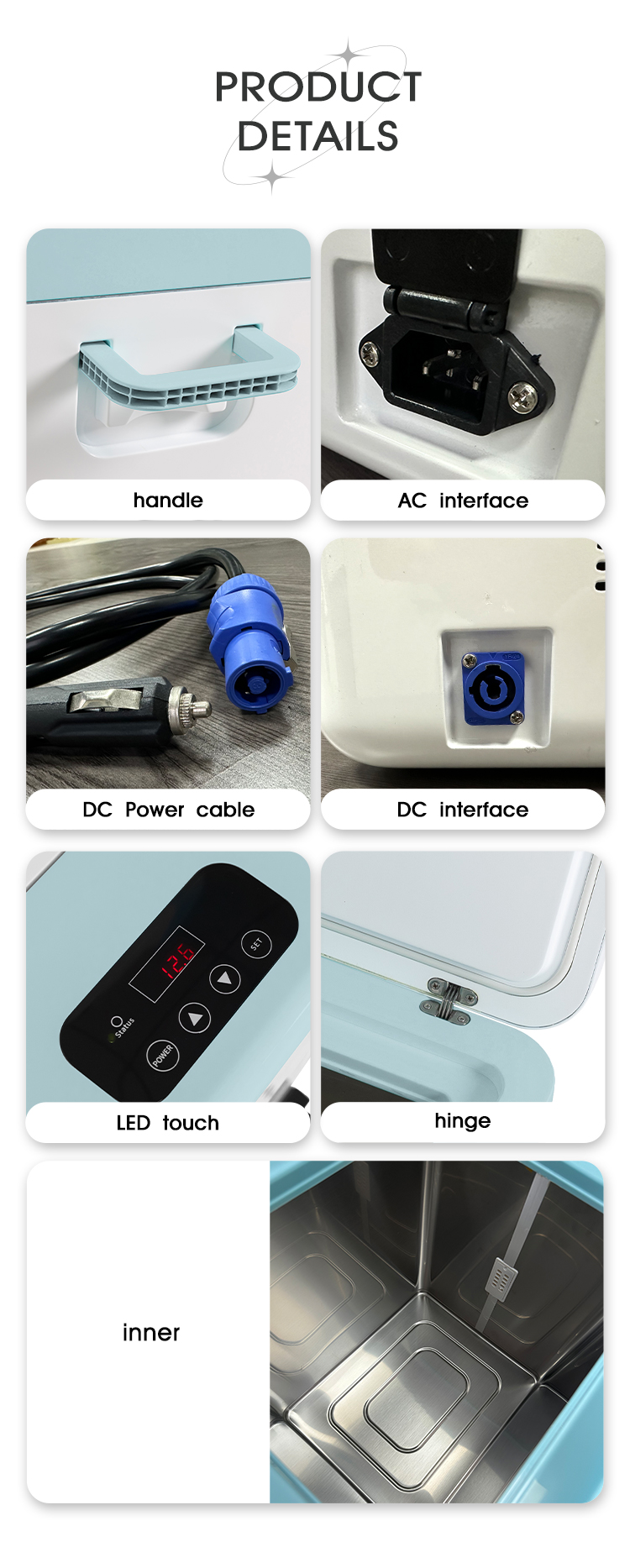 Portable Ultra Low Temperature Laboratory Freezer -86c to 25c with Free Piston Stirling Cooler