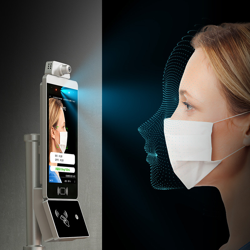 Silvery Wall Mounted Alcohol Breath Tester For High Risk Enterprises Usage