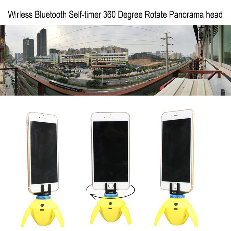 Bluetooth Selfie robot 360 rotation Panorama ponopod self-timer for phone and Gopro Action Cam