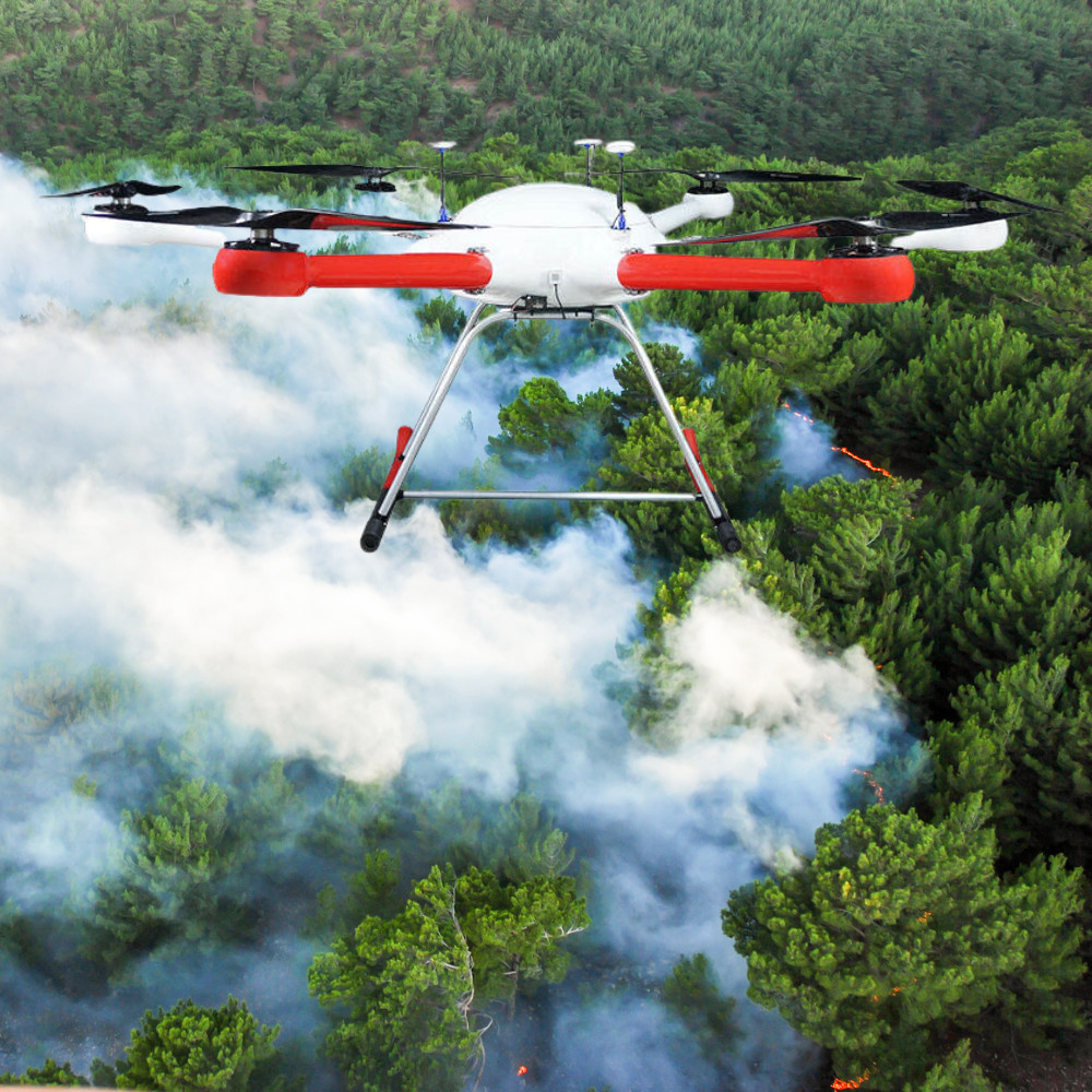 1900mm Wheelbase Multi Axis Rotary Wing Drone UAV Military Drone Payload 35KG HX160MP