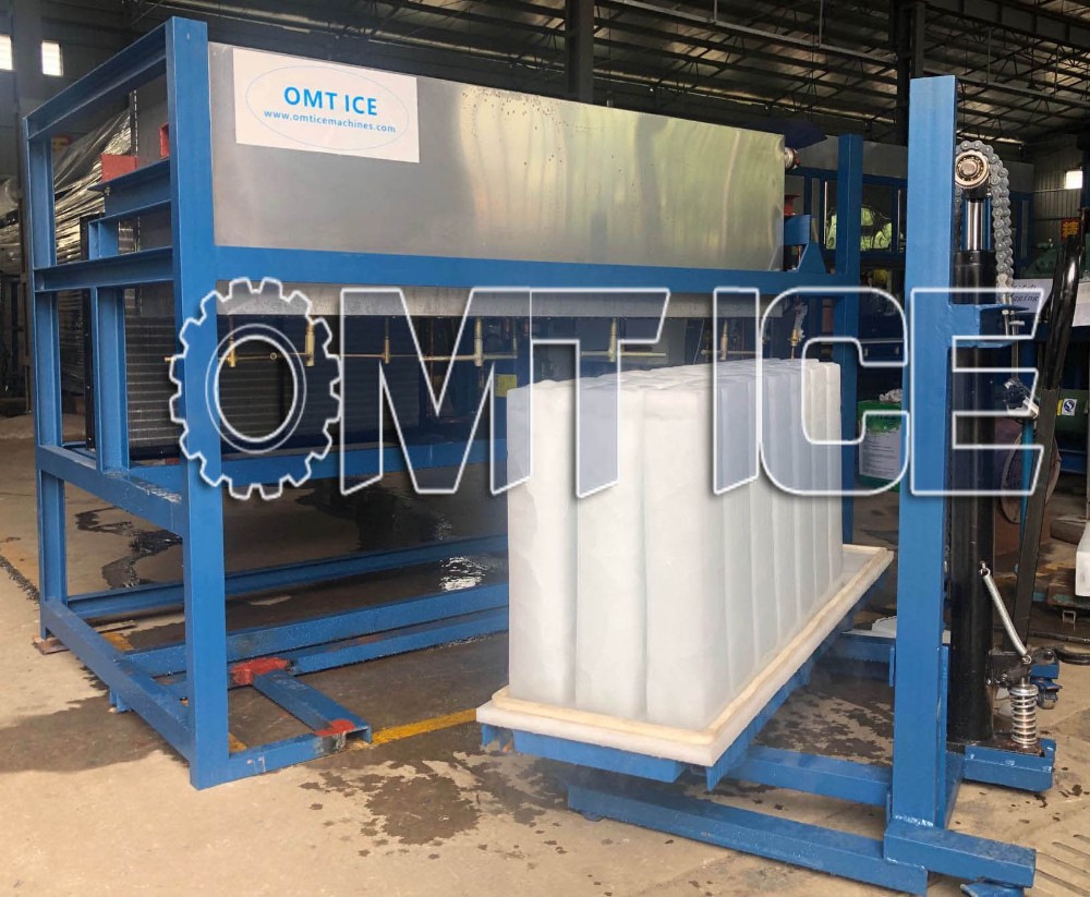 2000KG Capacity Industrial Flake Ice Machine Automatic 2Ton Dry Ice For Fishery