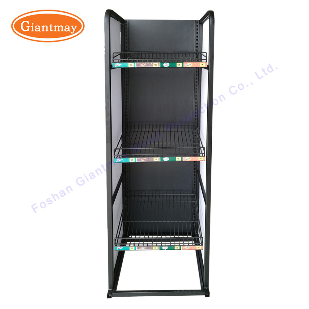 Retail Shop Potato Chip Candy Basket Display Stand