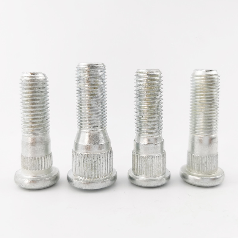 White Zinc Plated Car Stud Bolt 10.9 Grade Silvery For Replace