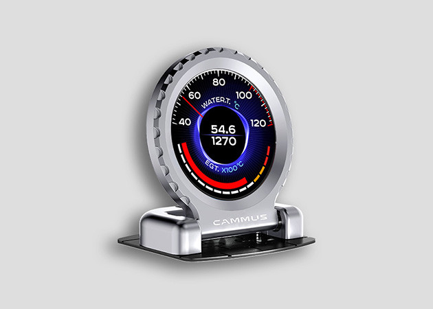 Universal 60mm LCD Car Gauge Meter 9 Colors Metal Appearance