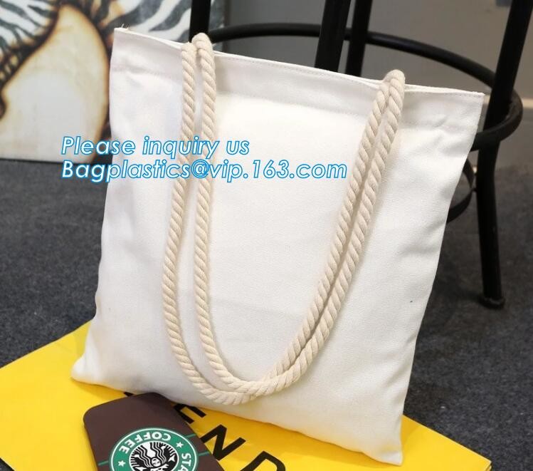Reusable 100% Cotton Canvas Bag Canvas Tote Bags Convenient Environmentally Grocery Shopping Bags,zipper canvas bag cott