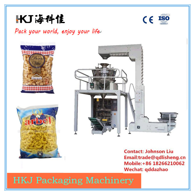 Horizontal Noodle Packaging Machine For Macaroni Packaging Long Operating Life