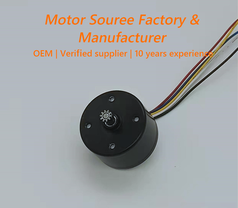 12V Brushless DC Motor 6000rpm High Speed With Built In Encoder