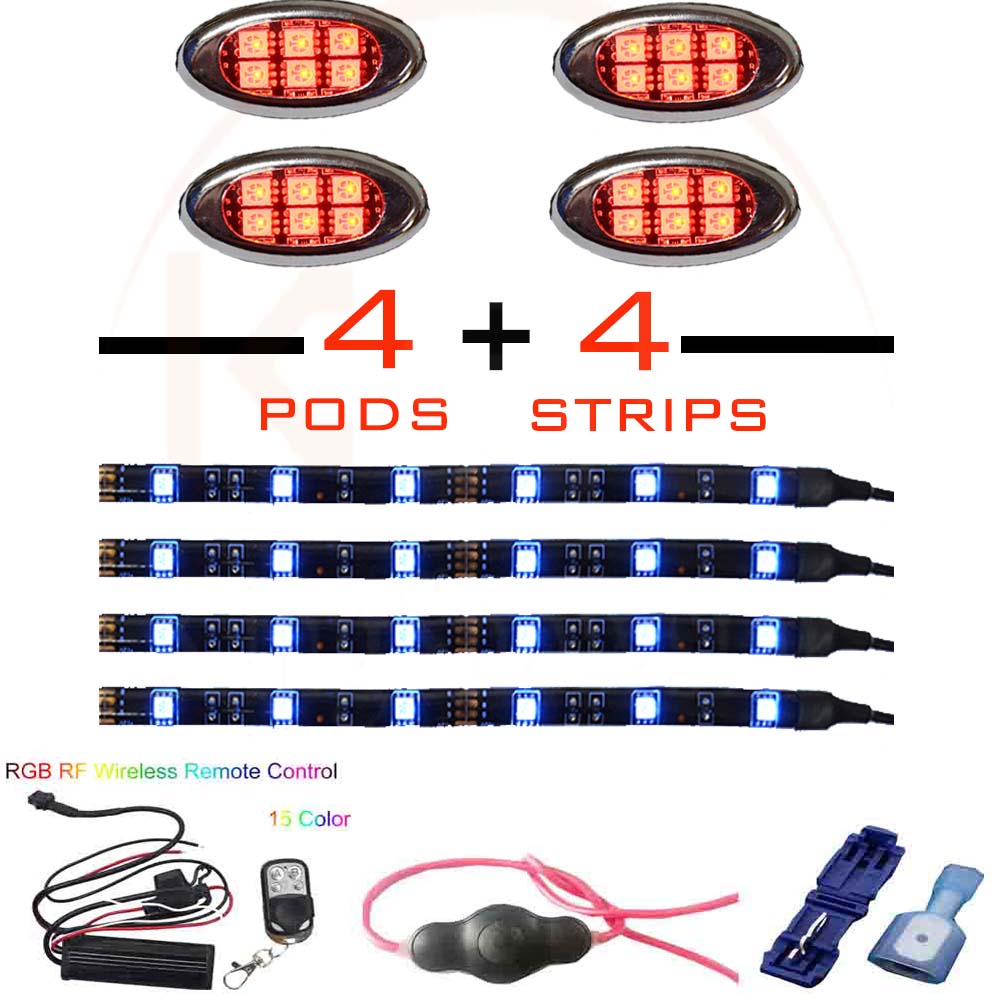 IP68 27W Boat Drain Plug Light COB Drain Plug Underwater Light