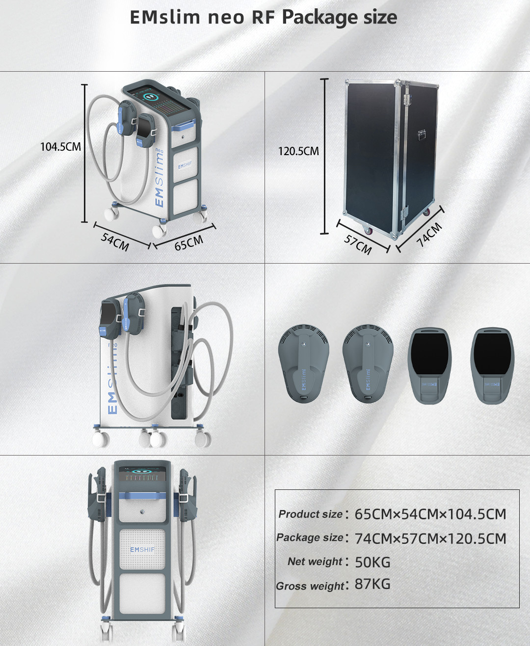 RF Electromagnetic Tesla EMS Professional Body Contouring Machine