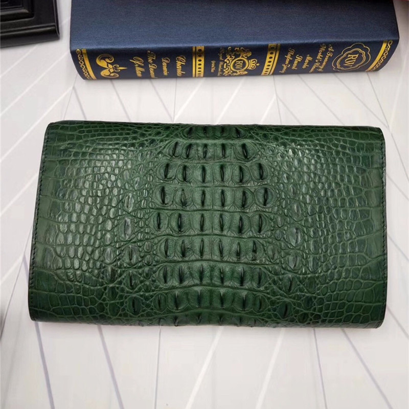 Fashion Genuine Crocodile Skin Female Women Small Envelop Purse Real Alligator Leather Ladies Single Cross Shoulder Bag