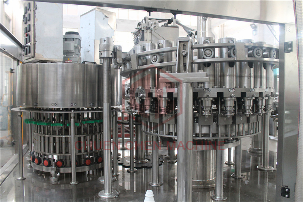 High Efficient Yogurt Bottling Equipment / Sauce Filling Machine Chili Paste Sealing