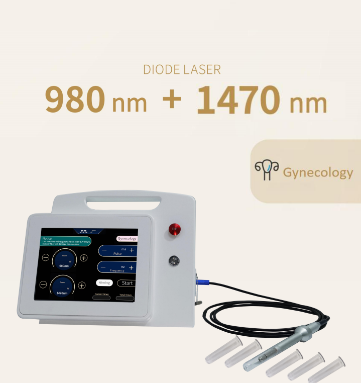 980nm 1470nm Diode Laser Gynecology Vaginal Tightening Surgery Laser