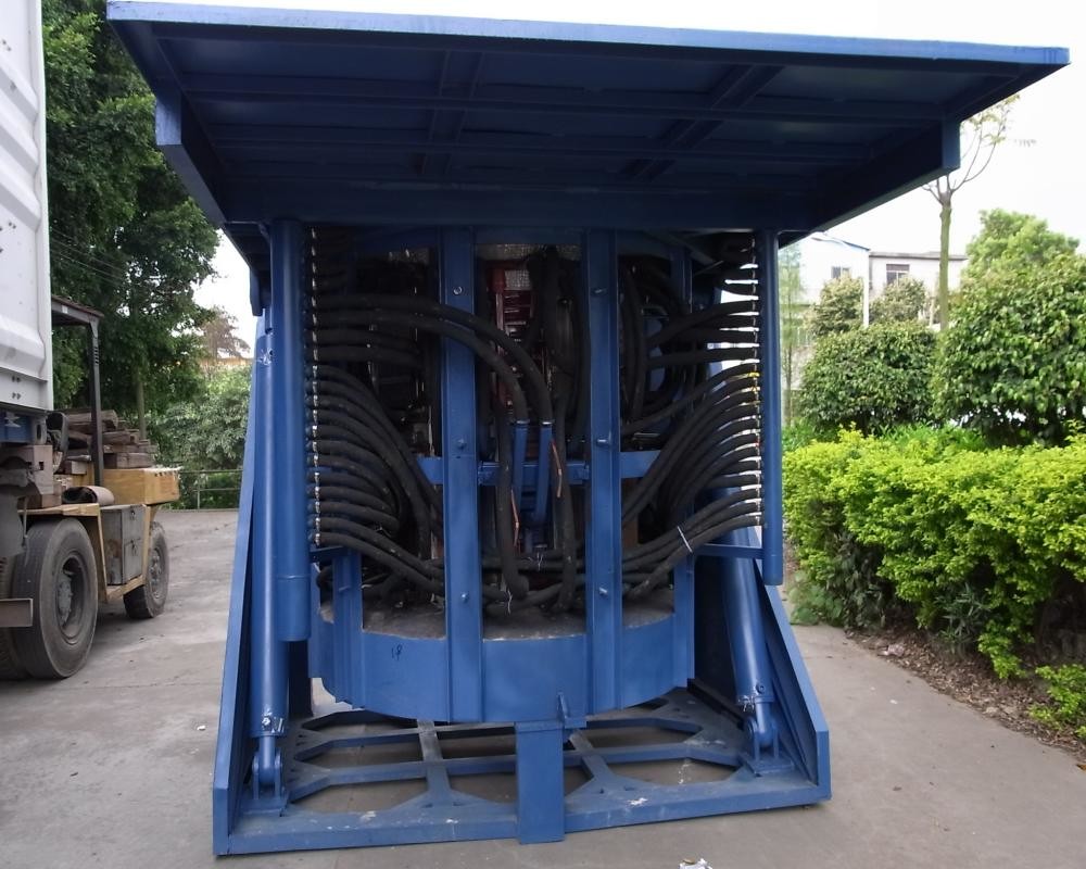1T Gold Induction Melting Furnace 1200A Induction Heater Melting Steel