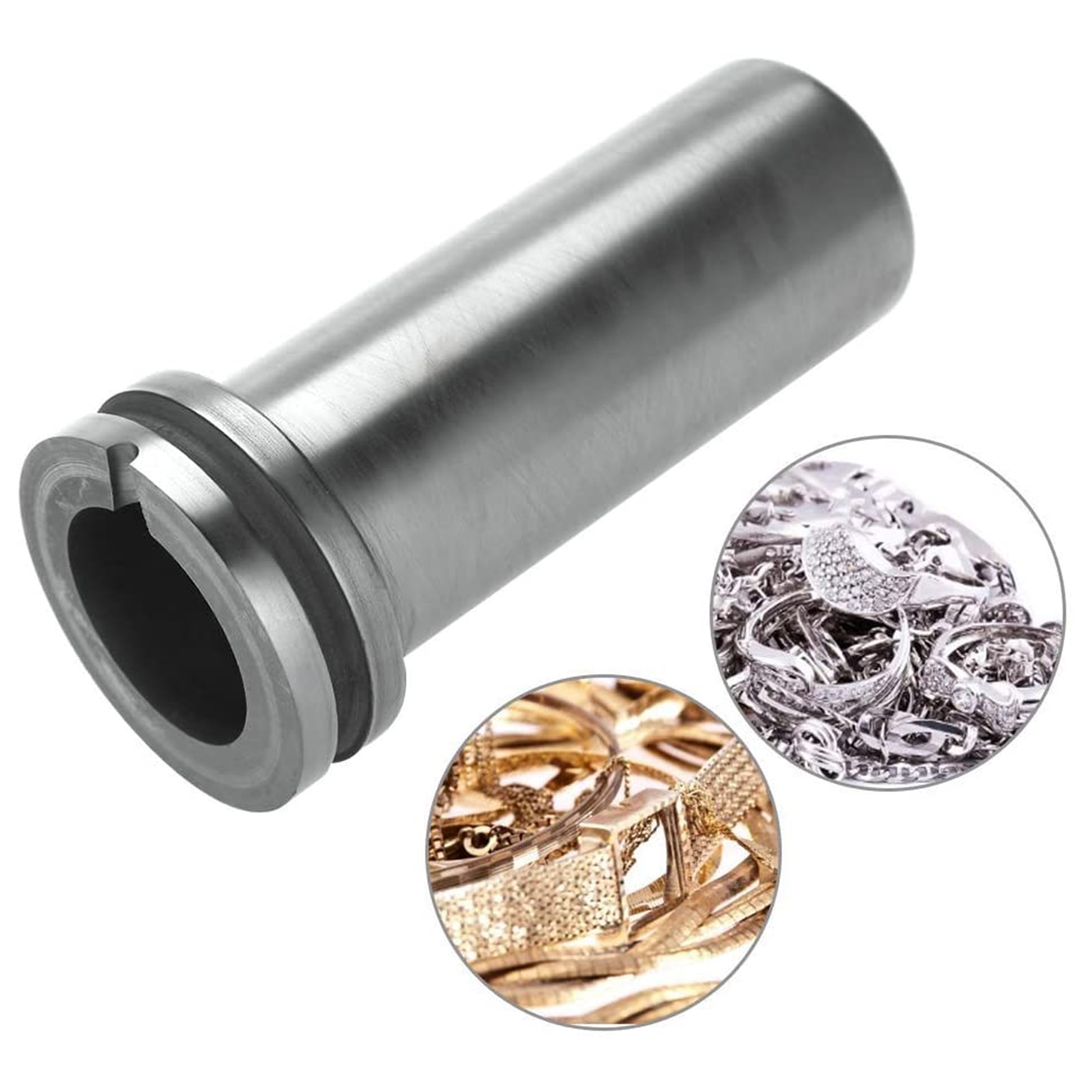 1kg/2kg/3kg tabletop High Purity Graphite Crucible For Jewelry Metal Melting