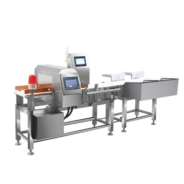 Self - Diagnosis Conveyor Weight Checker Machine Digital Signal Processing With Metal Detector