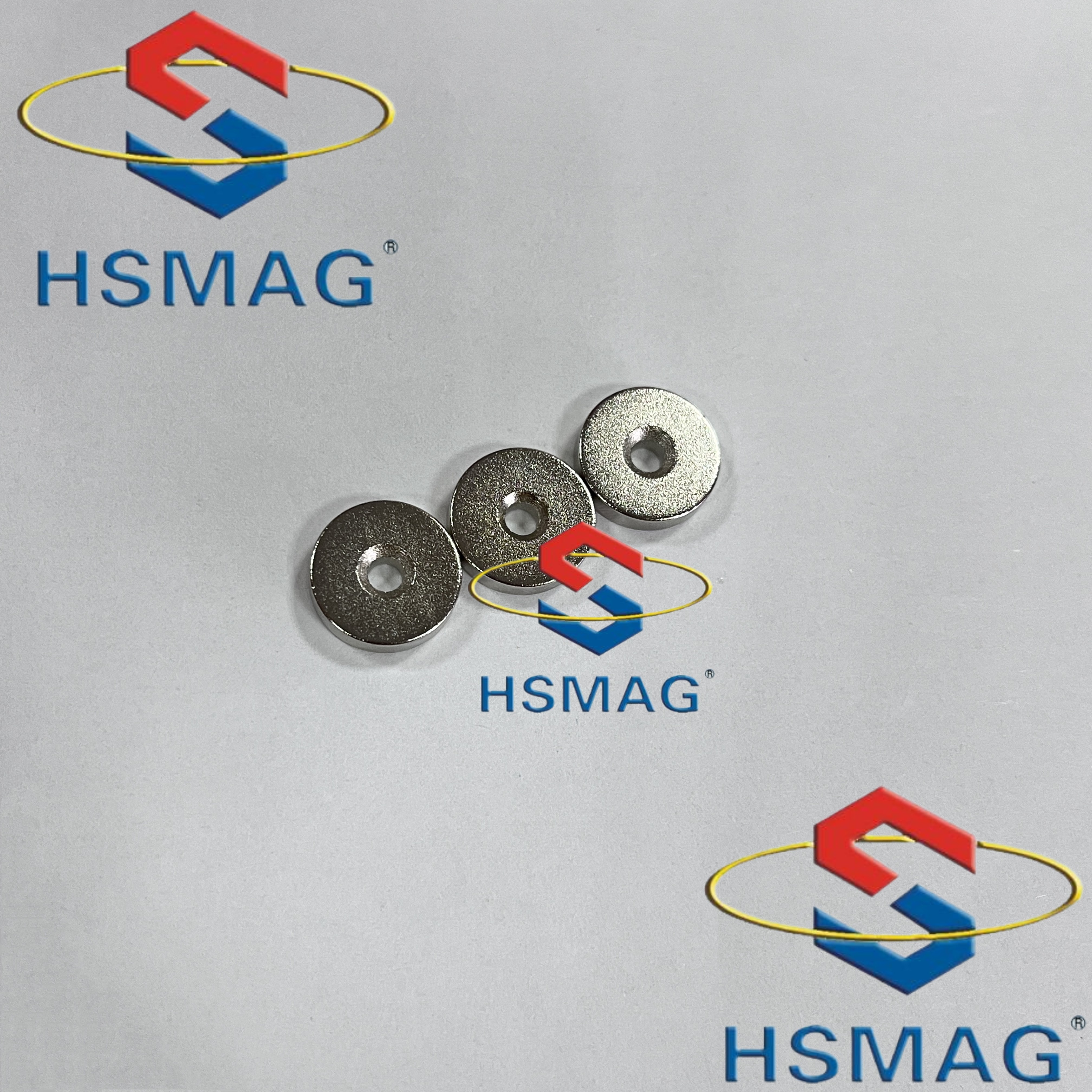 Super Strong Disc Samarium Cobalt Countersink Magnets Electroplate Wearproof