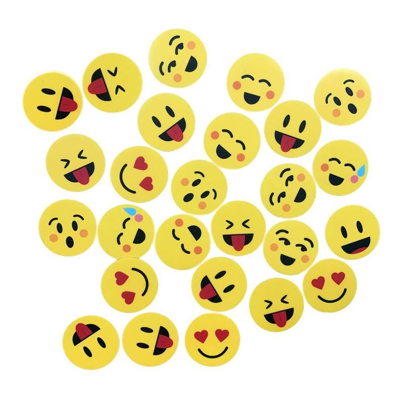 Removable Personalized Custom Emoji Sticker Modern Teacher Aids