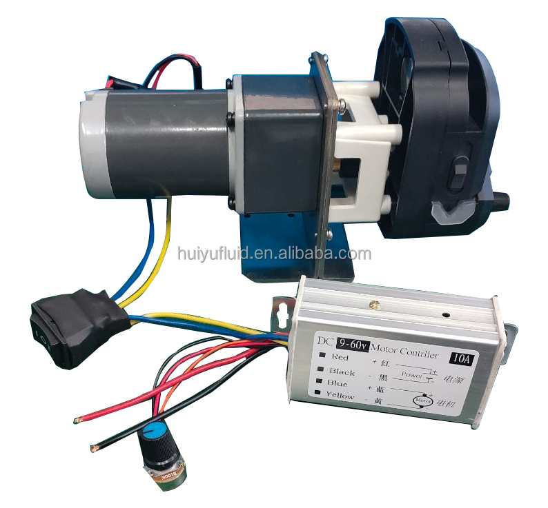 Dc Motor Speed Adjustable Peristaltic Pump Oem With YZ15 Pump Head