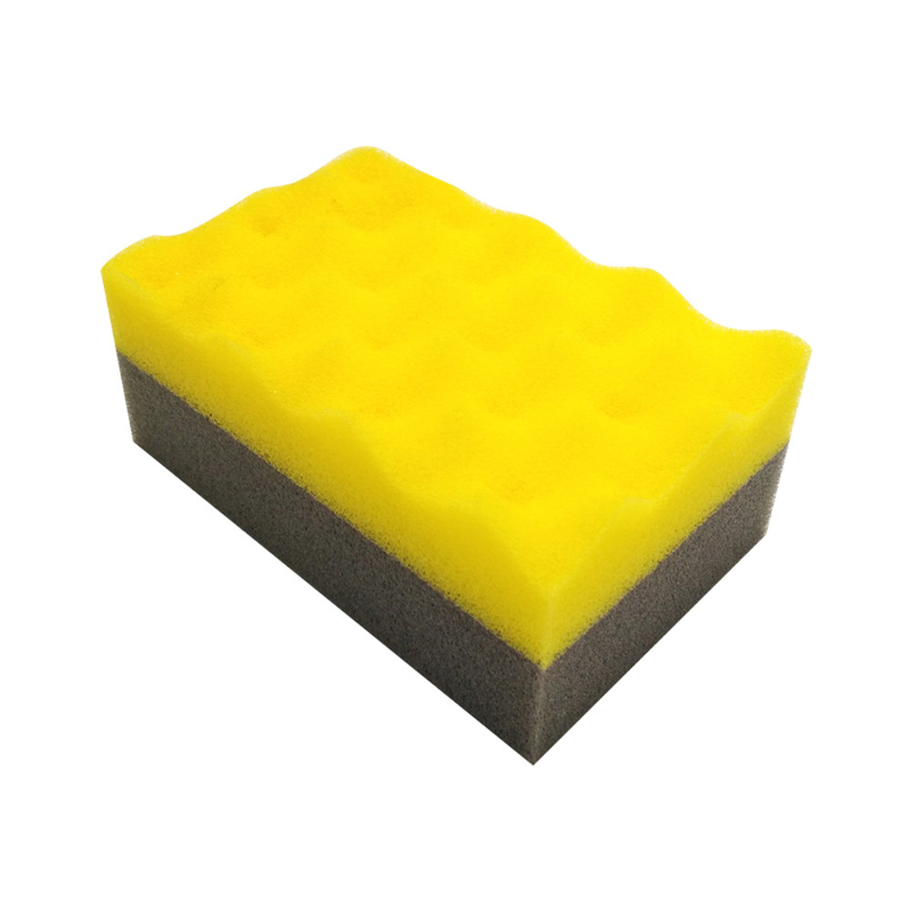 Blister Packaged S Size Car Wash Sponge With Detailing Corner Of Car Door Window