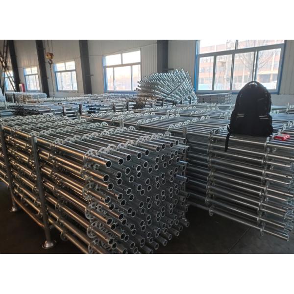 Quick Assembly Ringlock Scaffolding Vertical Standard Allround Rosette System