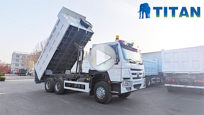 TITAN Howo 380 Sinotruk Howo 6x4 Dump Truck for Sale