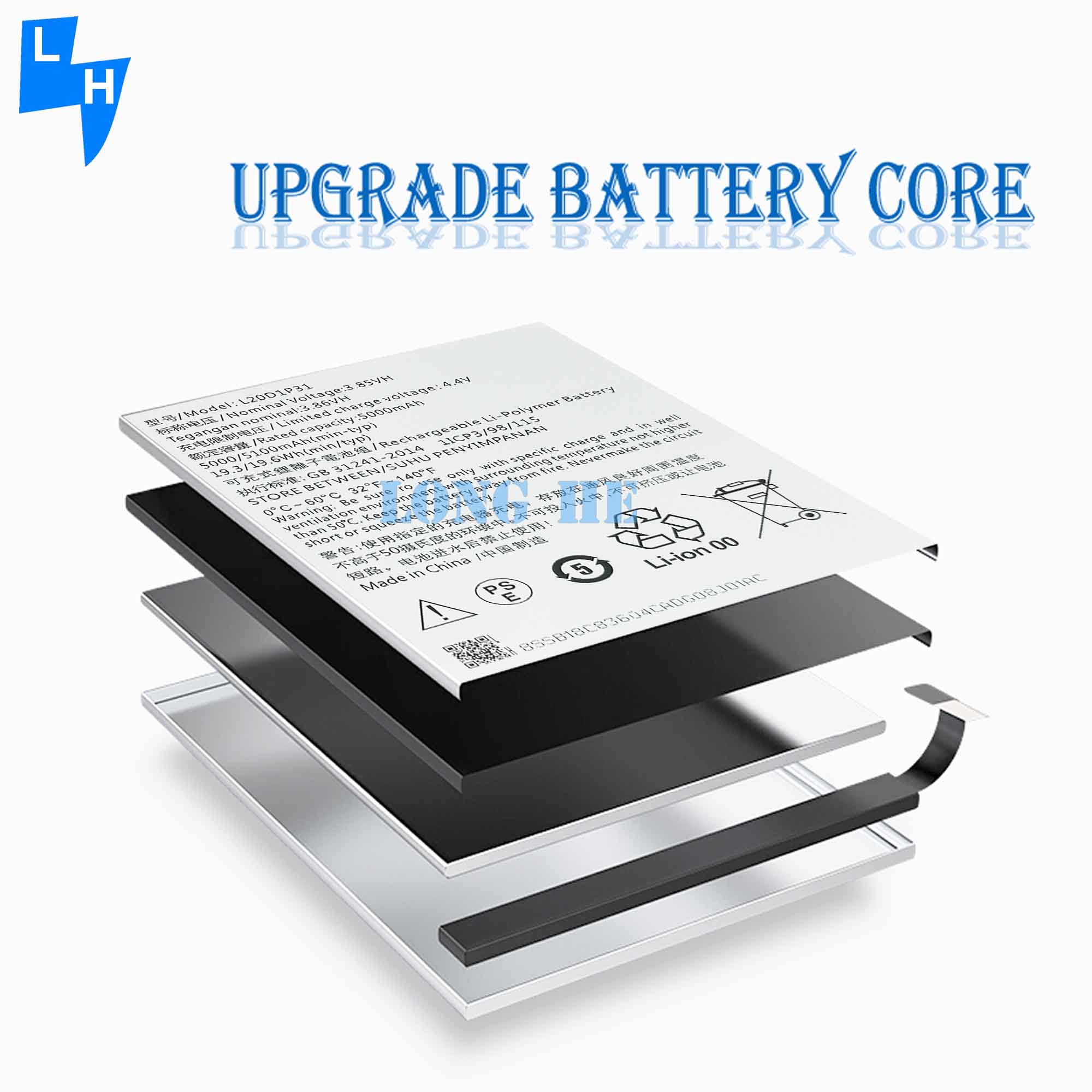 Lenovo Replaceable Charging Lithium Polymer Battery L20D1P31 with 5100mAh Capacity