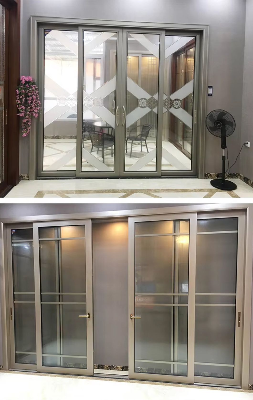 Aluminum Sliding Door, Soundproof Glass Door, Energy-Saving, Quiet