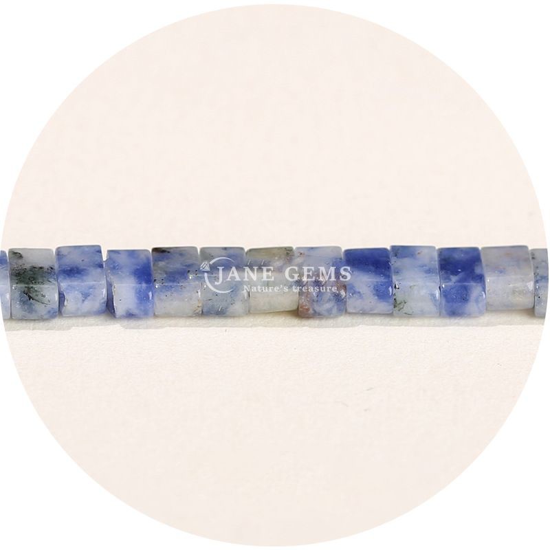 Wholesale Natural Crystal Gemstone Faceted Rectangular Beads Loose Stone Bead Accessories Faceted Spacers for Jewelry