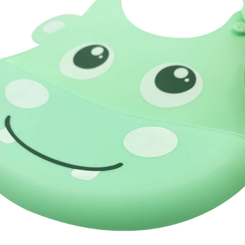 Cute Cartoon Cow Waterproof Food Grade Silicone Baby Bib
