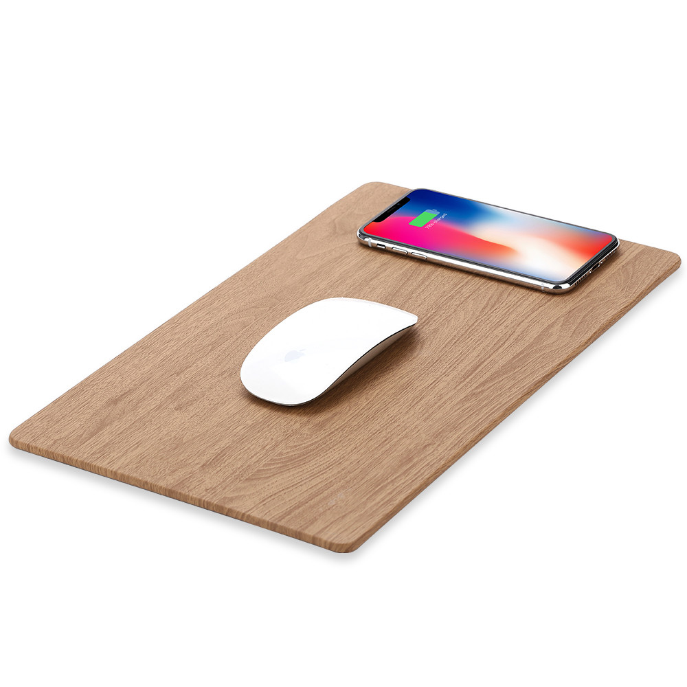 10W MOUSE PAD WIRELESS CHARGER Fast WIRELESS CHARGER Leather fast qi wireless charging charger mouse pad for iPhone