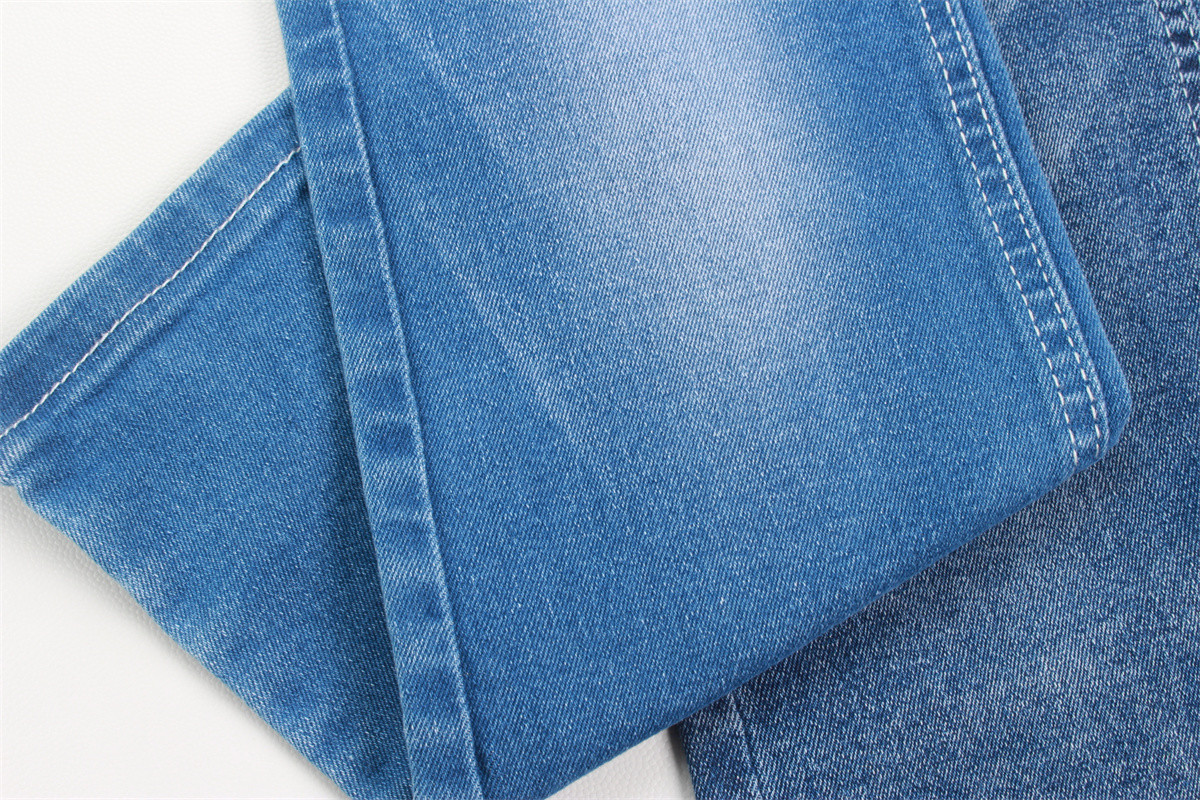 9.5 OZ High Stretch Denim Fabric For Man Women Jeans With Black Backside