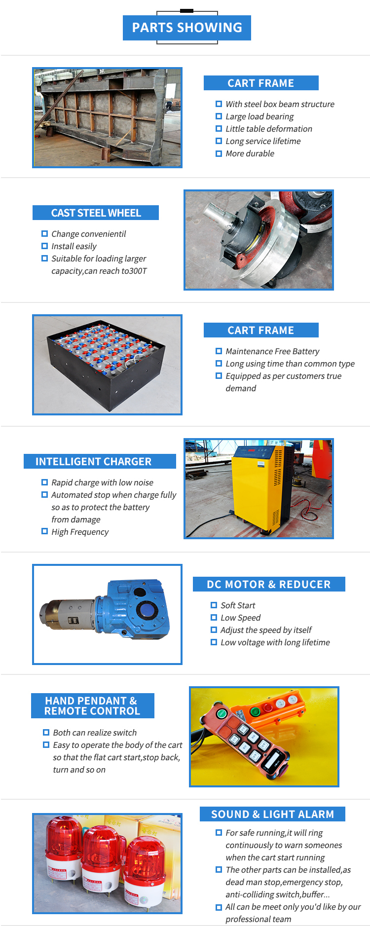 Large Capacity Die Transfer Cart , Towed Battery Operated Cart For Industrial Field