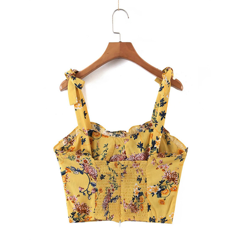 French Retro Chic Women Sleeveless Tank Tops OEM Logo