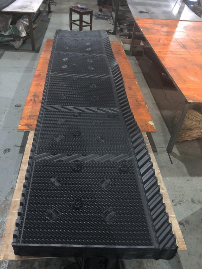 Black Cooling Tower Infill Cooling Tower Package PVC Filler 810mm 4